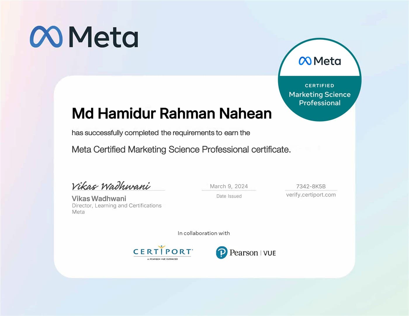 Marketing Science Professional