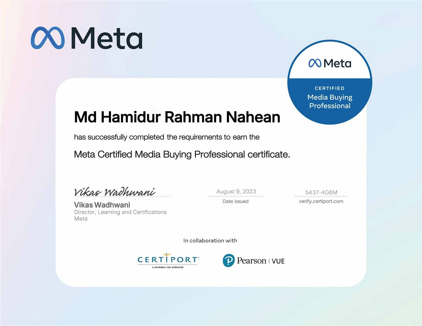 Media Buying Professional